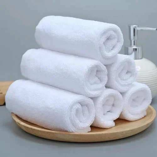 12×12 Inch White Face Towel